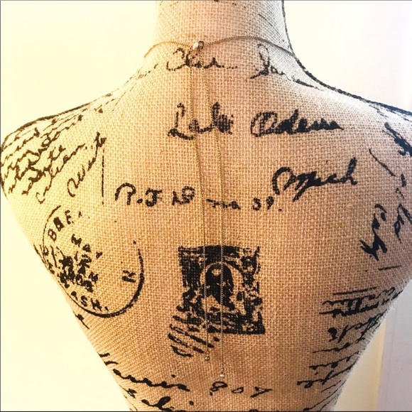 Good Luck Charm Necklace Adjustable Length Gold Plated Antique Finish - Picture 4 of 4